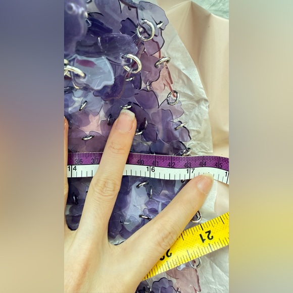 Paco Rabanne Mini Dress with Flower Sequins - Picture 16 of 16